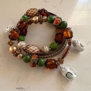STARBUCKS themed bracelets